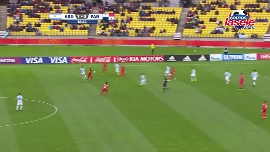 Argentina 1-1 Panamá, González Min. 19