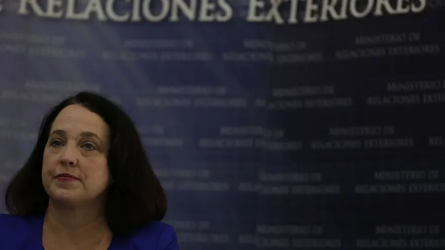 La embajadora de EE.UU. en El Salvador, Jean Manes.