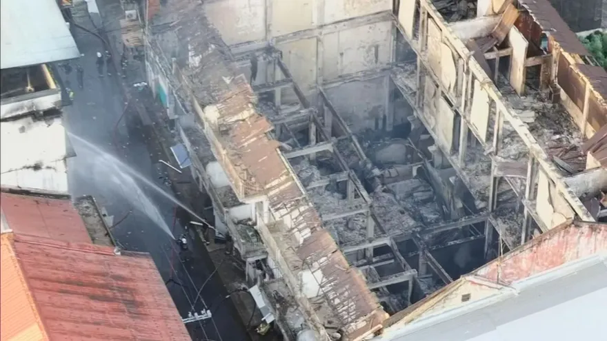 Varios inmuebles afectados con incendio en San Felipe, 50 personas damnificadas