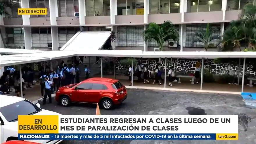 Algunas escuelas de la capital retornan a clases