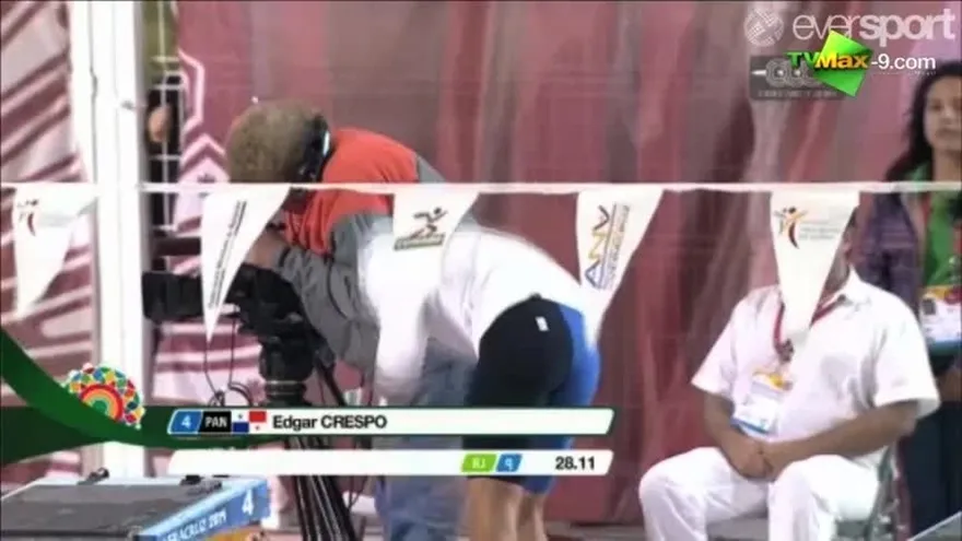 Edgar Crespo medalla de plata en final 50 metros pecho