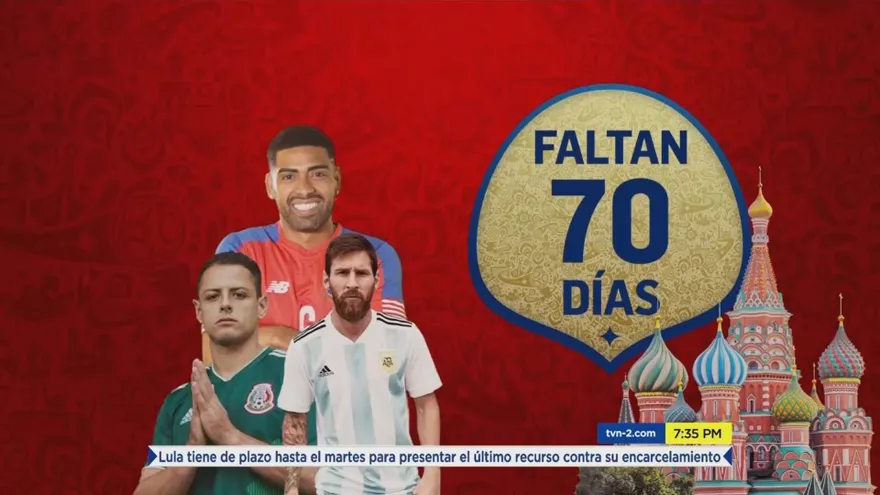 70 días para el mundial de Rusia 2018