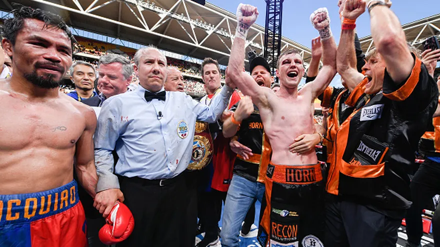 Jeff Horn arrebata el  título a Manny Pacquiao