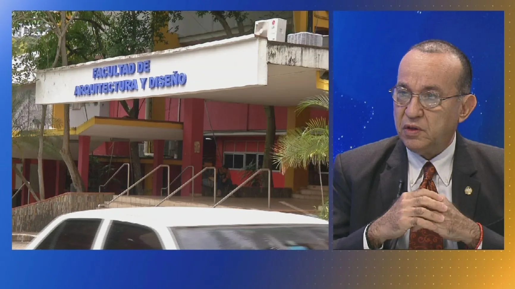 Eduardo Flores, rector de la Universidad de Panamá.