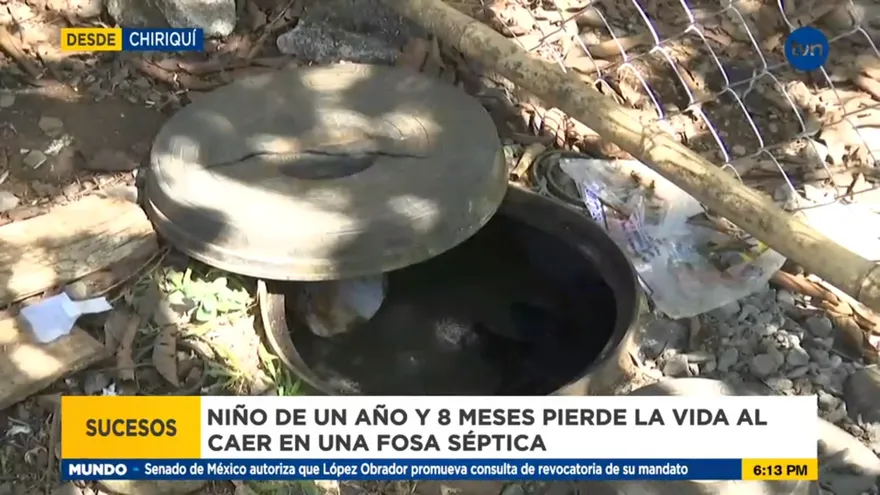 Niño de un año y 8 meses pierde la vida al caer en una fosa séptica