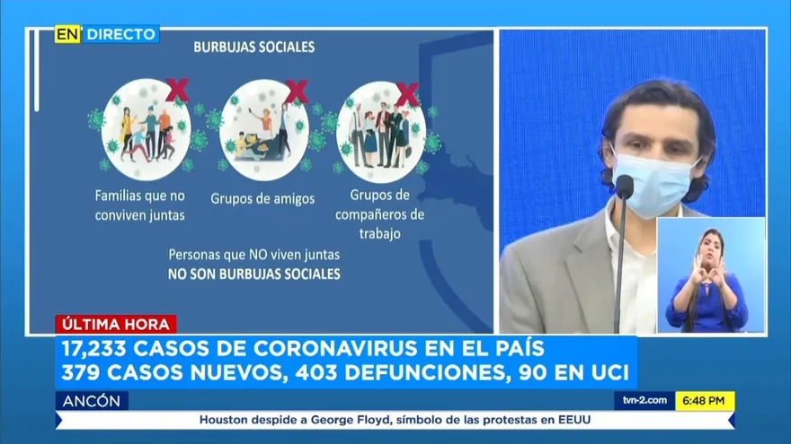 Presentan informe del comportamiento del COVID-19 en Panamá