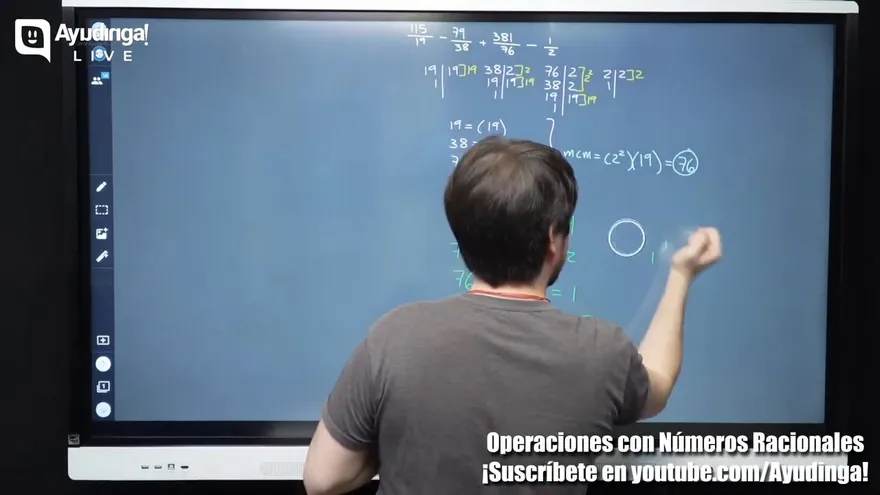Ayudinga Matemáticas 7° Operaciones con Números Racionales Adición y Sustracción (Parte XVI) 3 de agosto de 2020