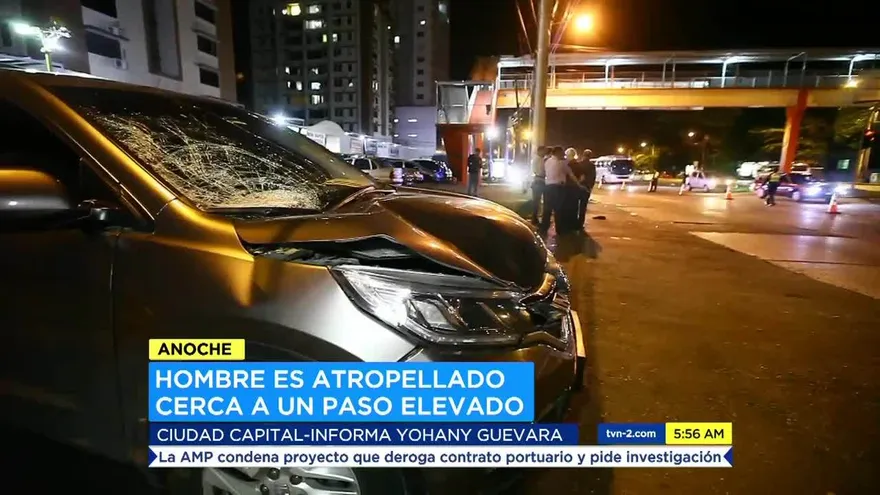 Atropellan a un adulto mayor en la vía Ricardo J. Alfaro