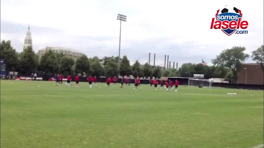 En desarrollo el entrenamiento de EE UU desde Chicago Copa Oro 2013