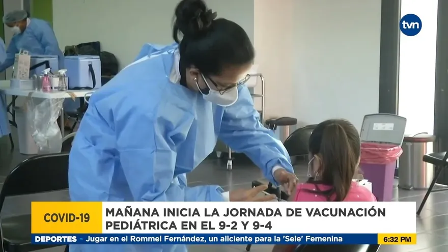 Vacunación pediátrica en Veraguas