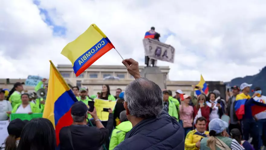Manifestación en Colombia