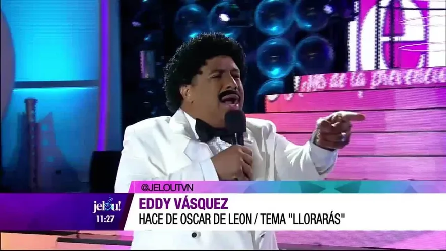 Eddy Vázquez interpreta a Oscar de León con el tema "lloraras"