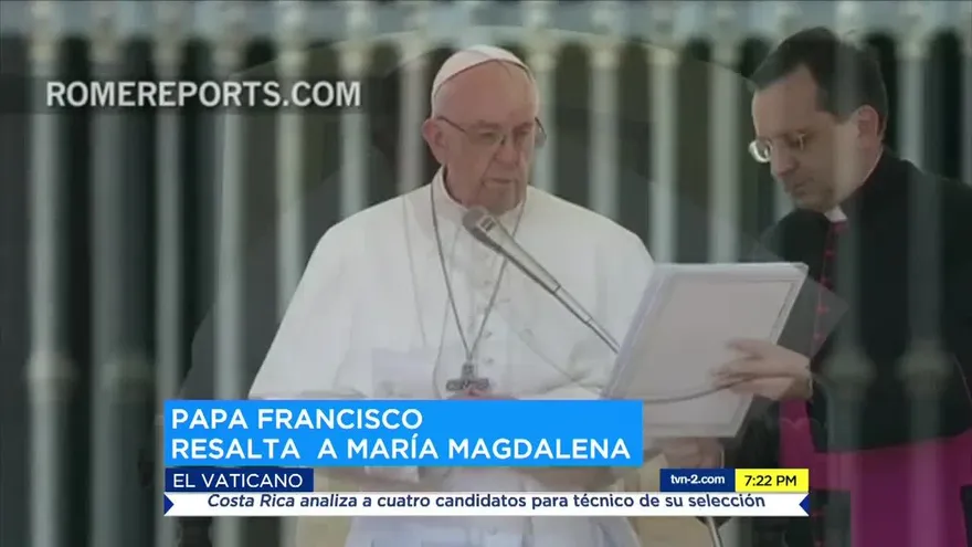 Papa resalta la importancia de María Magdalena como Apóstol de la Esperanza