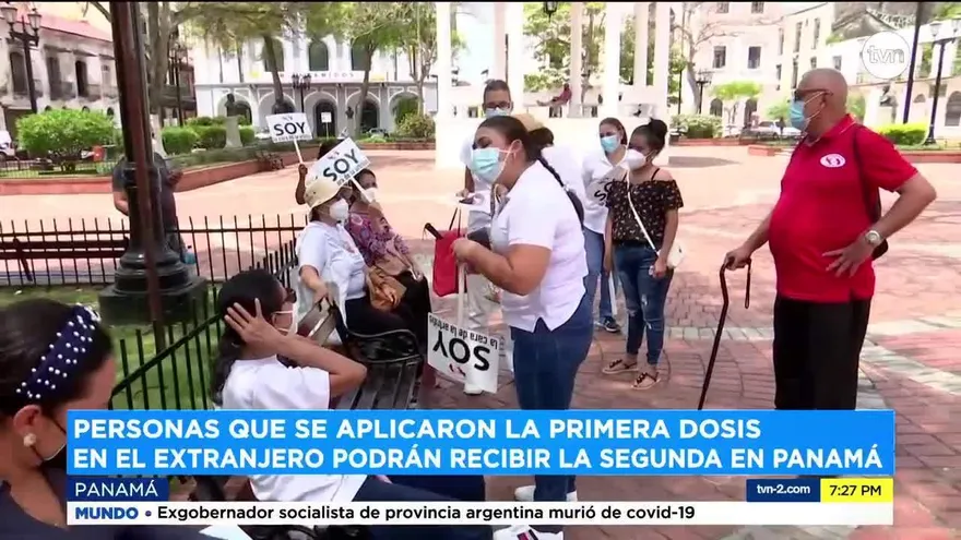 Vacunados en el extranjero podrán recibir segunda dosis en Panamá