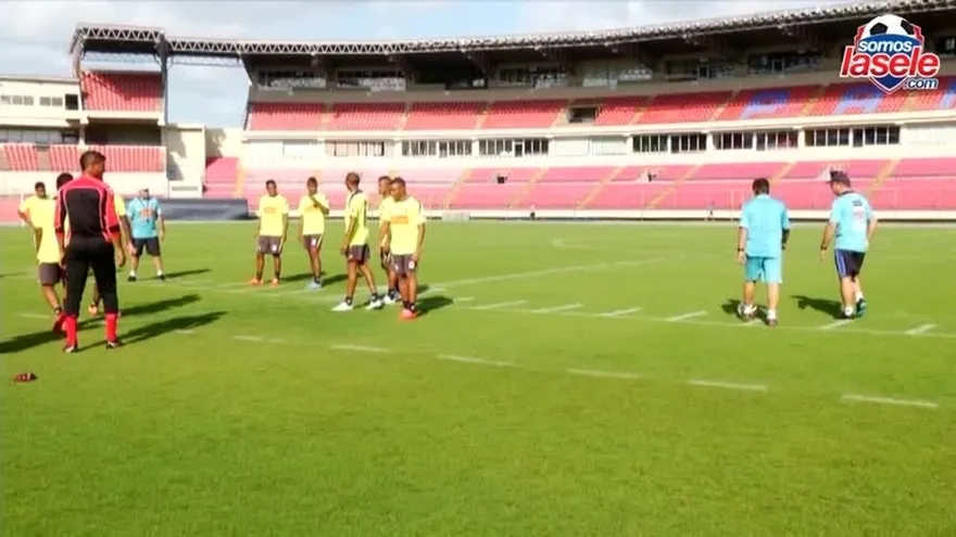 Segundo día de entreno de la selección