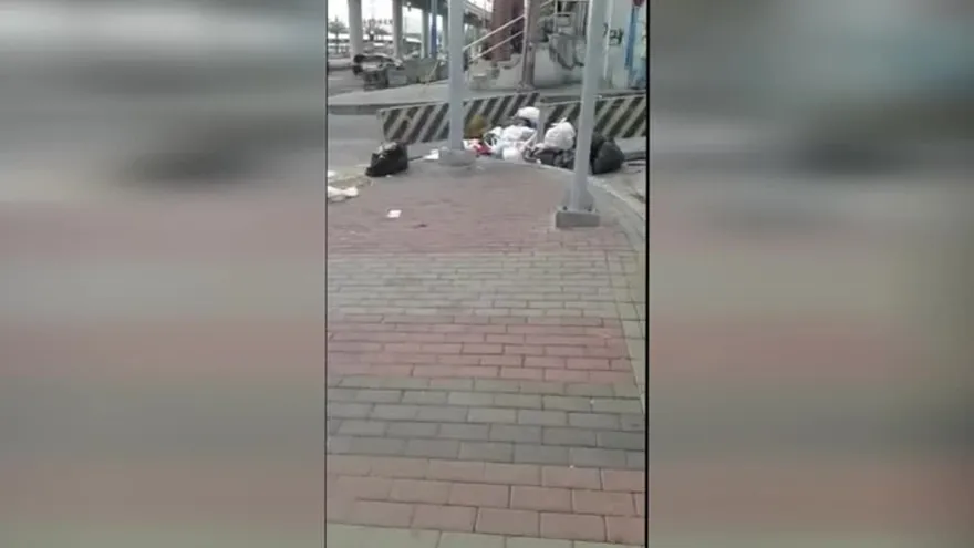 Basura se acumula en la zona paga