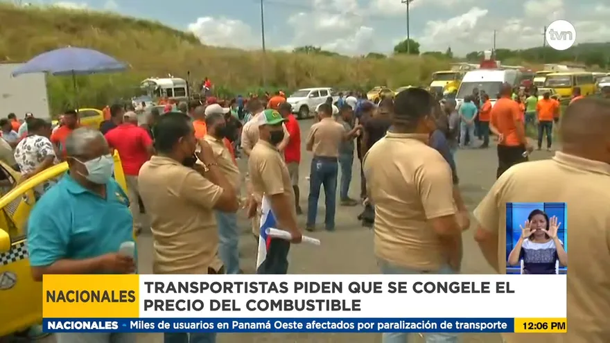 Usuarios opinan sobre paralización de transporte en Panamá Oeste