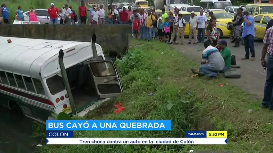 Múltiples heridos tras accidente de autobús en Colón