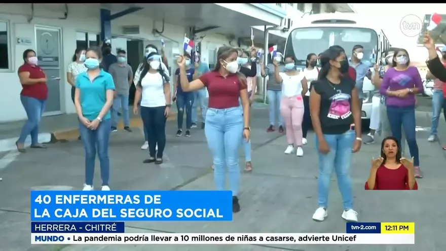 Personal de salud de Herrera se traslada a la ciudad de Panamá para apoyar en el proceso de vacunación contra la Covid-19.