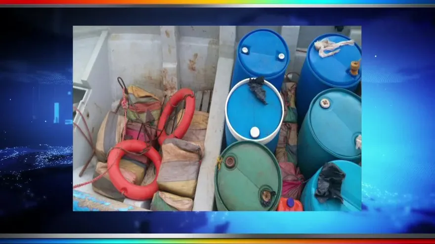 Decomisan 685 paquetes de droga