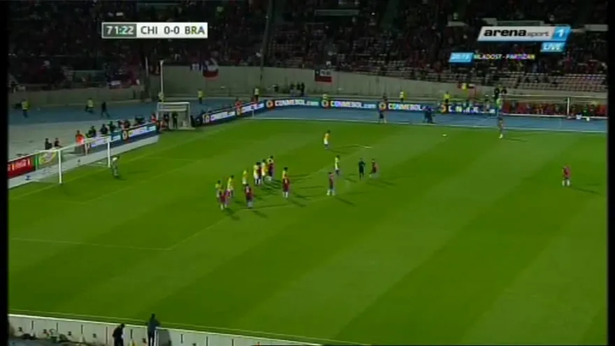 Chile venció 2-0 a Brasil