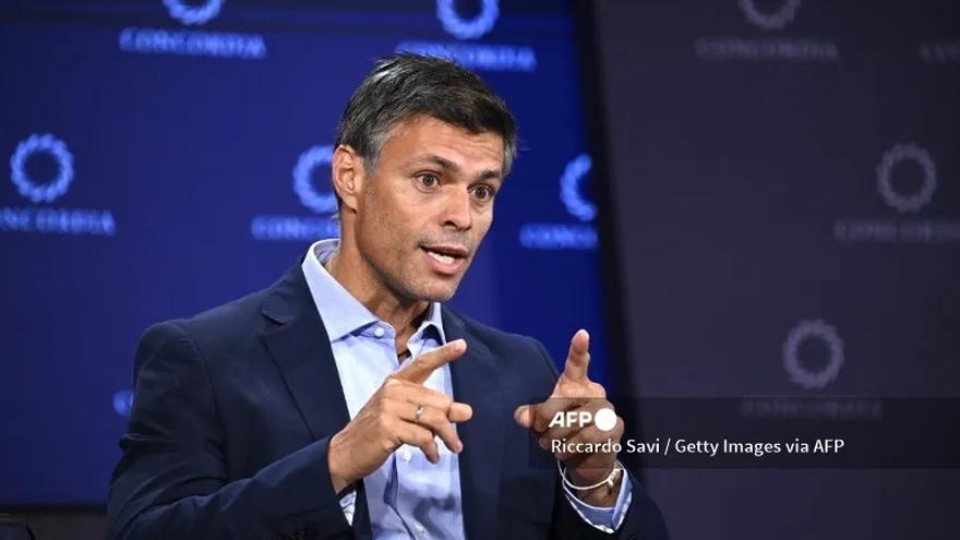 El dirigente opositor Leopoldo López.