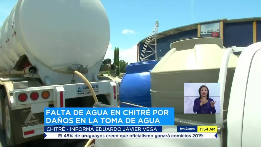 Falta de agua potable afecta a chitreanos