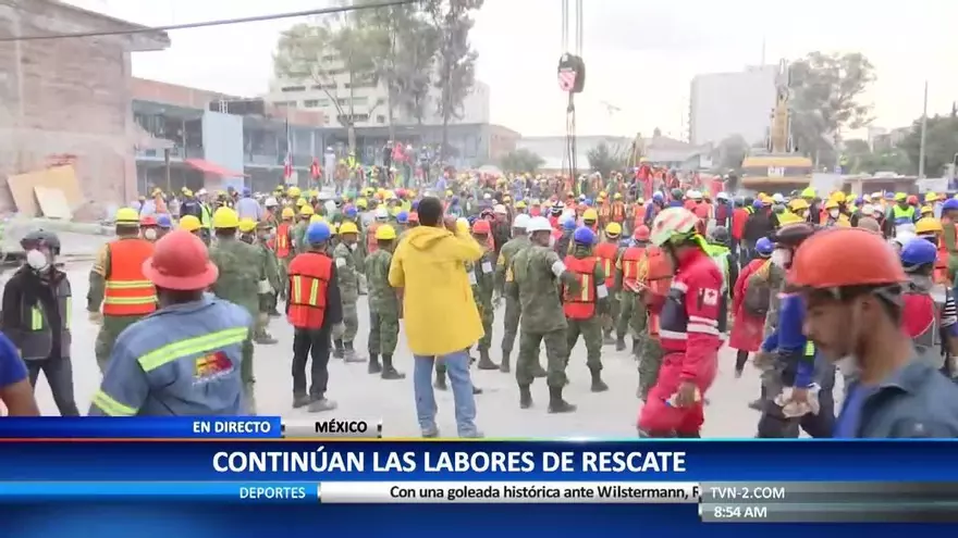 No cesan las labores de rescate en México