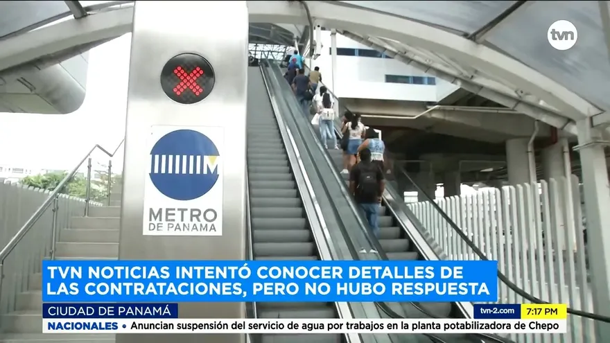 Metro de Panamá otorgó de manera directa extensión de contratos millonarios