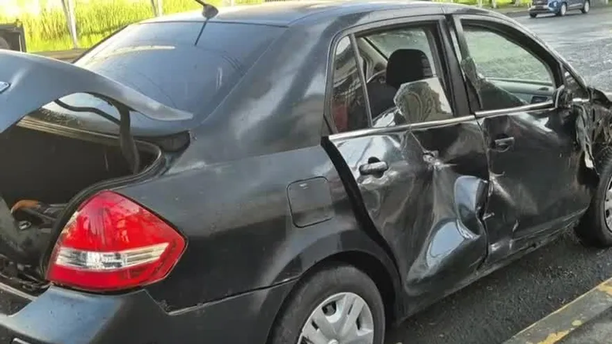 Auto colisionó con el tren Panamá-Colón, segundo incidente en menos de dos semanas