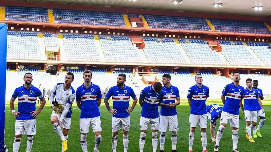 Cuatro de los cinco jugadores positivos por coronavirus en Italia son de la Sampdoria