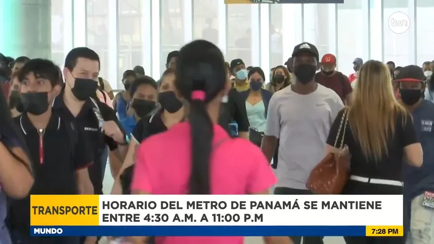 No contemplan cambios en horario del Metro de Panamá