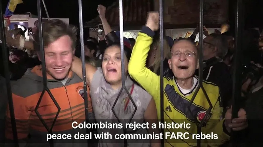 Los colombianos que rechazaron  el acuerdo de paz