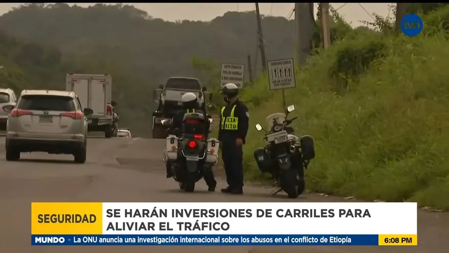 Operativos de tránsito en Panamá Oeste