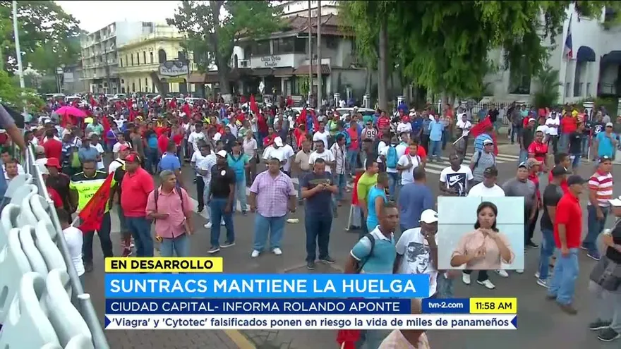 Suntracs se mantiene en huelga