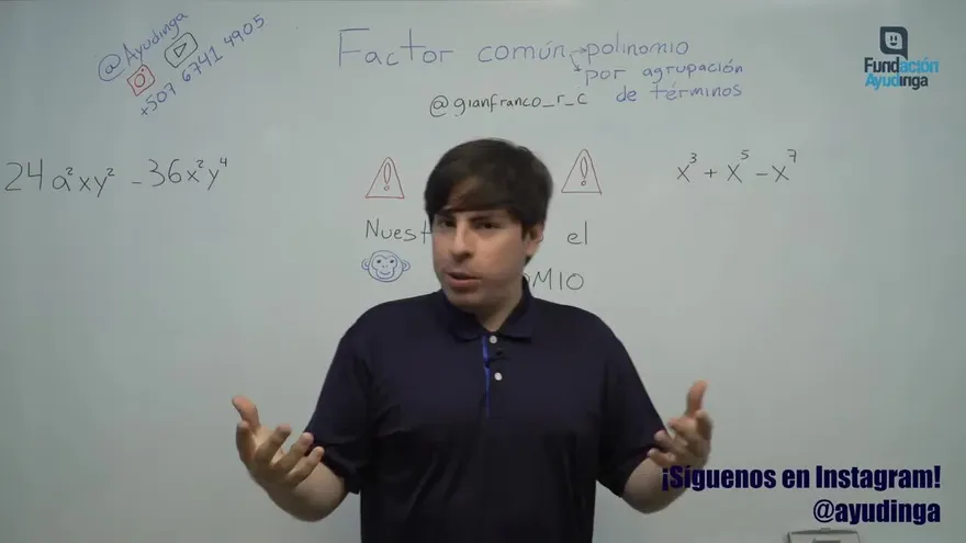 Ayudinga Matemáticas 9° -  Casos de Factorización Parte II Martes 17 de marzo de 2020