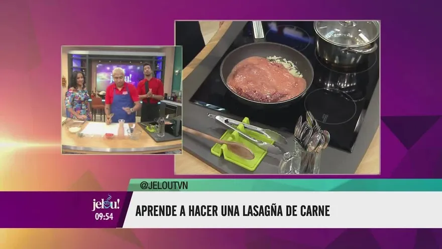 RD, Malena y Juan nos preparan una lasagna de carne