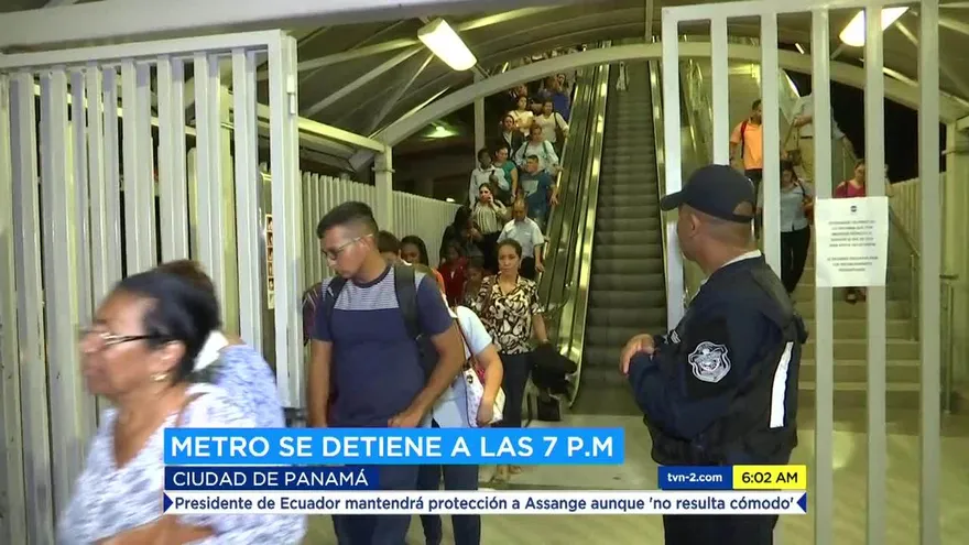 Frecuencia moderada en las estaciones del Metro