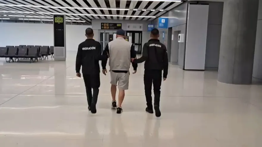 El ciudadano estadounidense fue devuelto a su país.