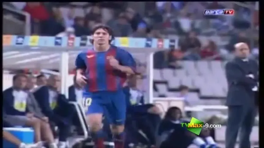 El debut de Leonel Messi
