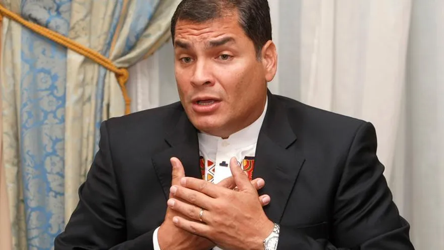 El presidente de Ecuador, Rafael Correa.