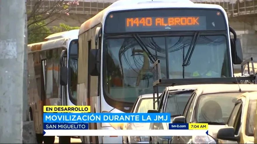 MiBus está lista para la movilización durante la JMJ