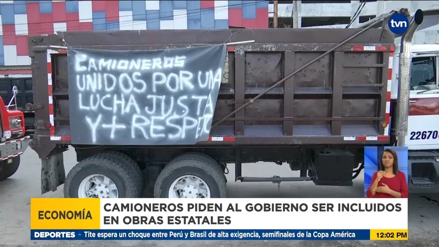 Camioneros piden ser incluidos en proyectos del Estado