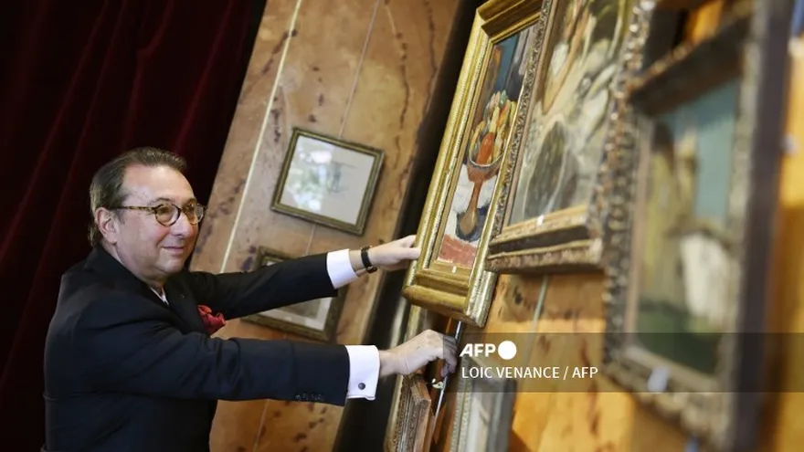 Foto ilustrativa: Jean-Pierre Osenat, presidente de la casa de remates del mismo nombre, que subastará el cuadro el 30 de noviembre