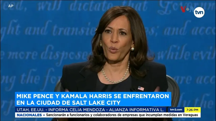 Realizan el único debate de candidatos a vicepresidente en EEUU