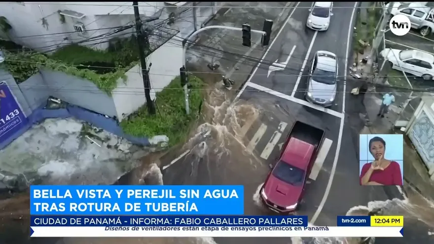 Idaan inicia reparación de daño en tubería en el capital