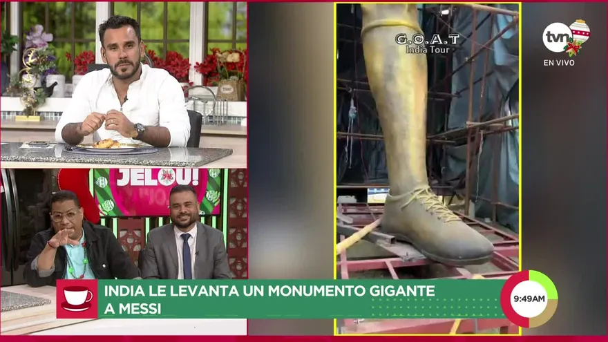 India levanta un monumento gigante a Messi