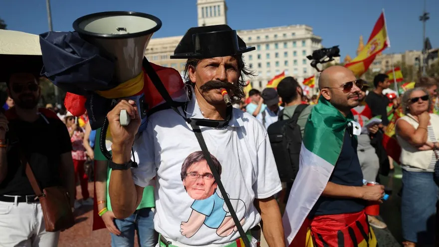Protestas en España contra la anmistía a independentistas catalanes