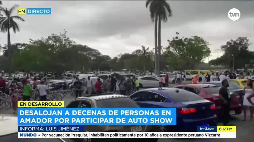 Auto show tuvo que ser cancelado en Amador