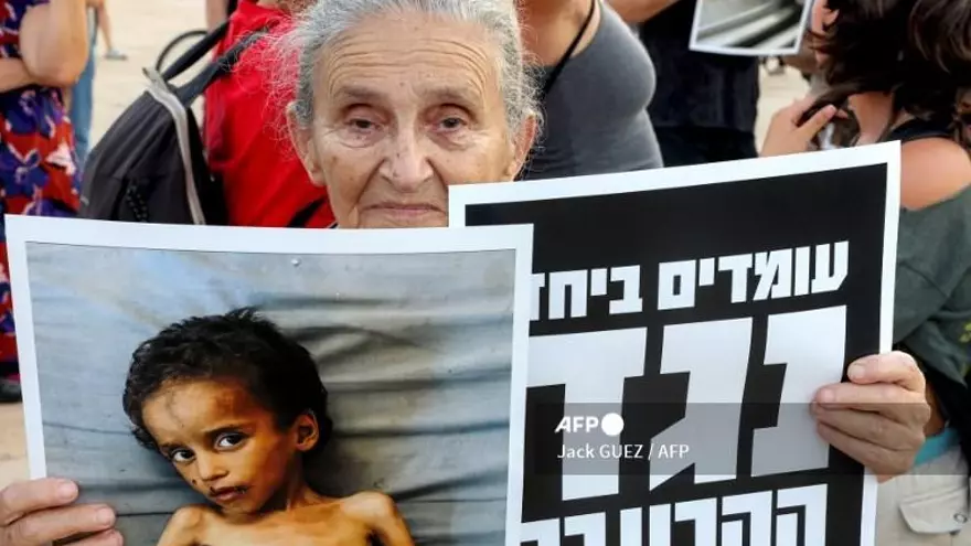 Niños mueren de hambre en Gaza